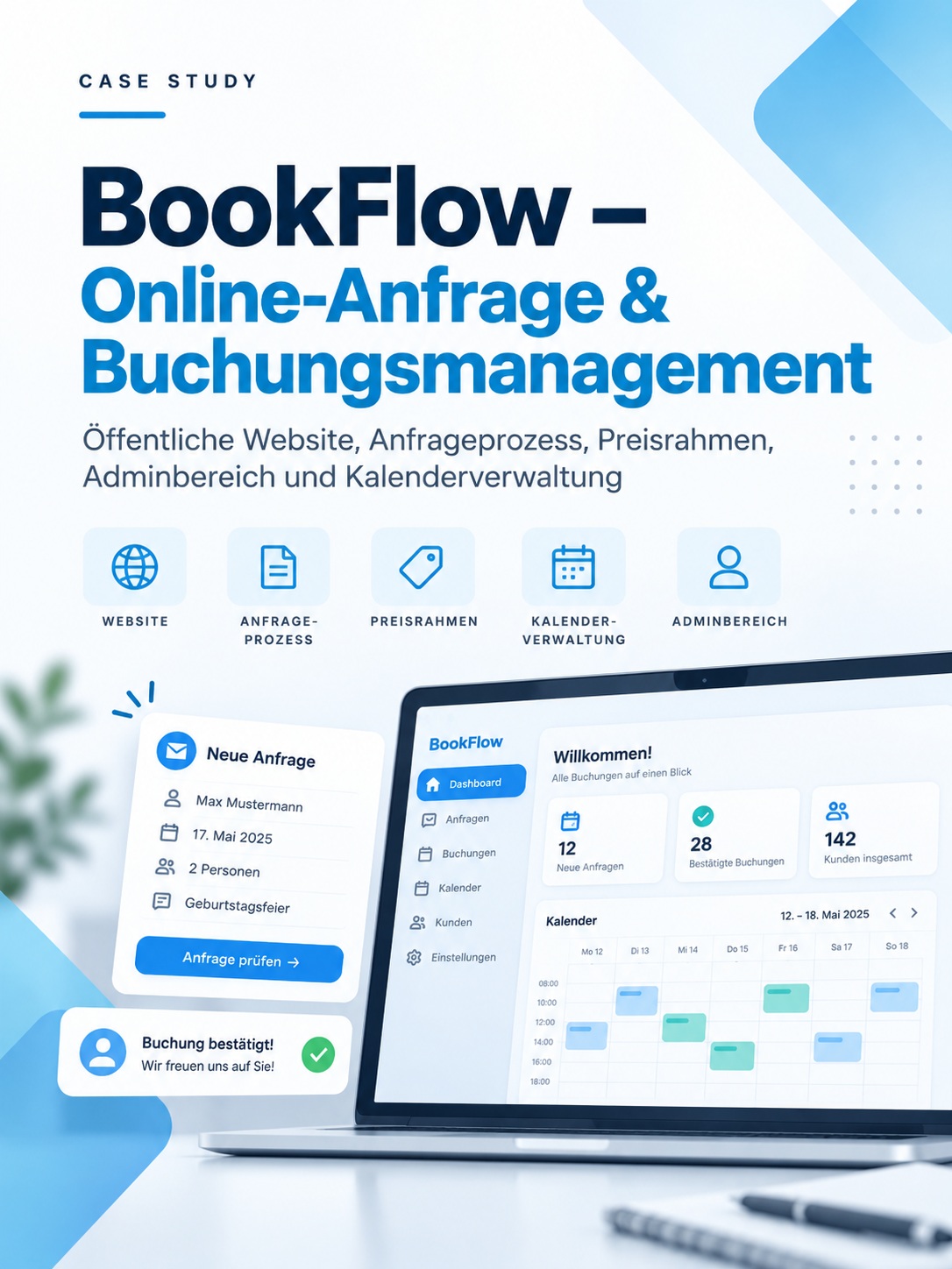 Projektillustration BookFlow